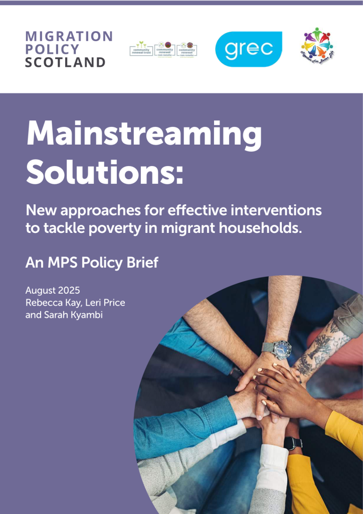 Front cover of Mainstreaming Solutions: New approaches for effective interventions to tackle poverty in migrant households